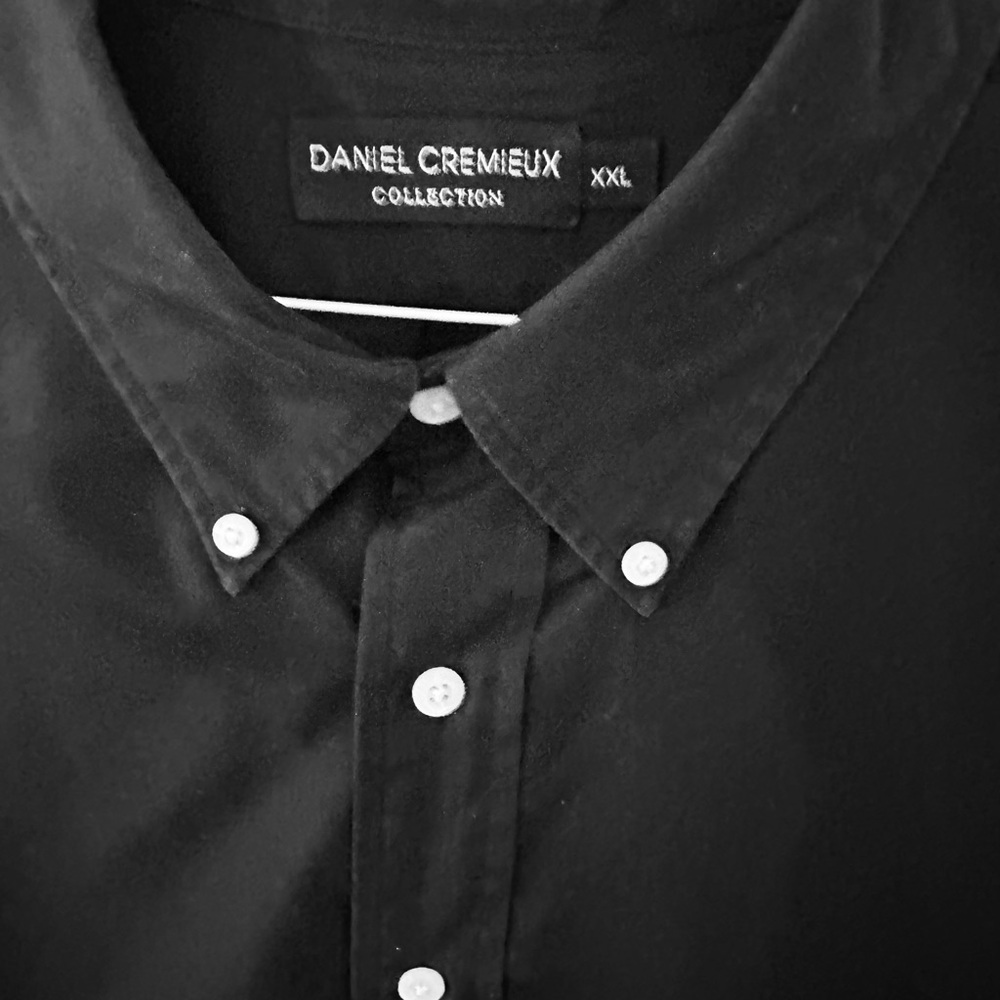 Daniel Cremieux Black Casual Button Down Shirt